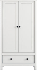 2 Door Wardrobe, Armoire with Drawer for Bedroom